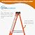 8-Foot Fiberglass Step Ladder, 250 Pound Capacity, Meets 2024 Requirements, Upgraded