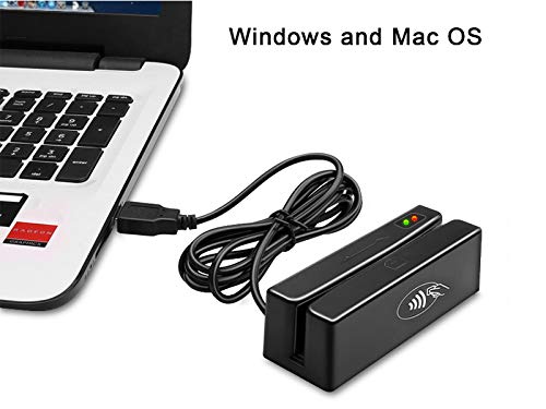 SZiTW MSR100-RF 2 in 1 USB tracks 1/2/3 Magnetic Stripe Card Reader and RFID Card Reader/Writer With SDK Software For POS System