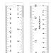 Westcott 10564 Acrylic Clear Ruler, 18 in