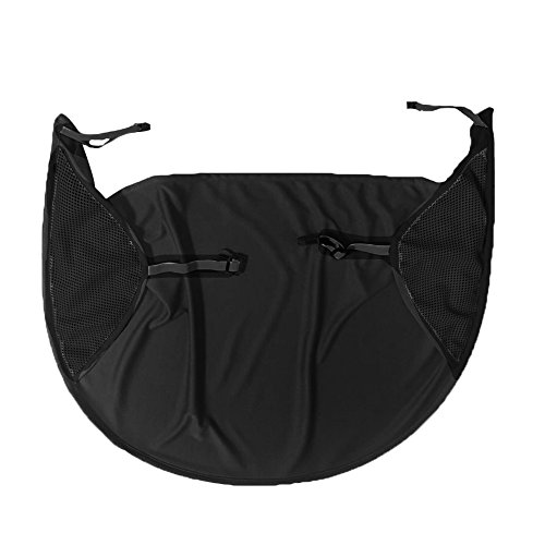 Universal Baby Stroller Sun Shade Cover Pushchair Stroller Prams Buggies Wide Sunblock Sun Shade Canopy UV Protection Sunshade Curtain Mosquito Net Black - Image 2
