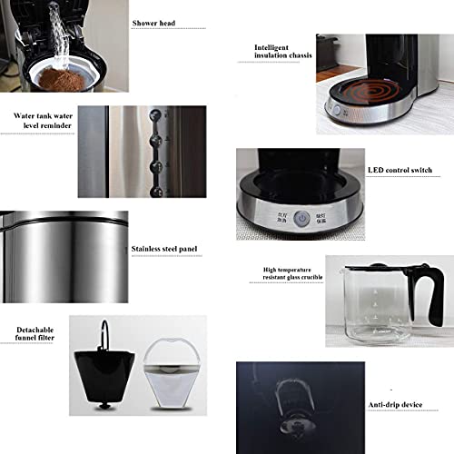 Cafetera de goteo automática con jarra de 1.25 L miniatura 4