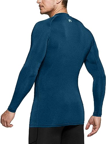 Image of NINQ Men's 1 Or 3 Pack Compression Shirts Long Sleeve, Base-Layer Quick Dry Workout T Shirts Sports,Gym, Running T-Shirt