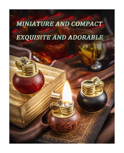 Encendedor portátil pequeño de sándalo metálico miniatura 4