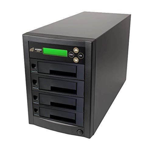 Acumen Disc 1 to 3 SATA III Hard Drive Duplicator (up to 600MB/s) - HDD Disk & SSD Memory Card Copier & Sanitizer (DOD Compliant)