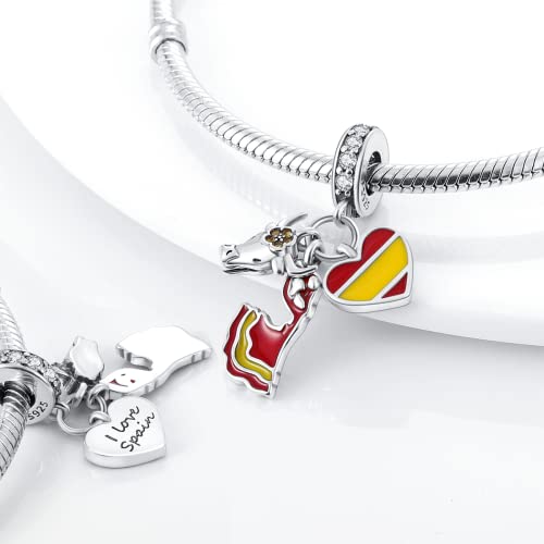 Abalorios para pulseras de plata de ley 925 Parmuz mujer amuleto 5