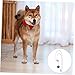 Toddmomy Adorable Cartoon Dog Necklace Paw Jewelry Prop for Dog Alloy Pet Necklace