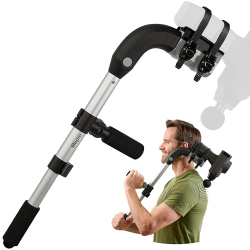 LifePro Massage Gun Holder for Back &ndash; Ergonomic Massage Gun Extension Handle &ndash; Compatible with...