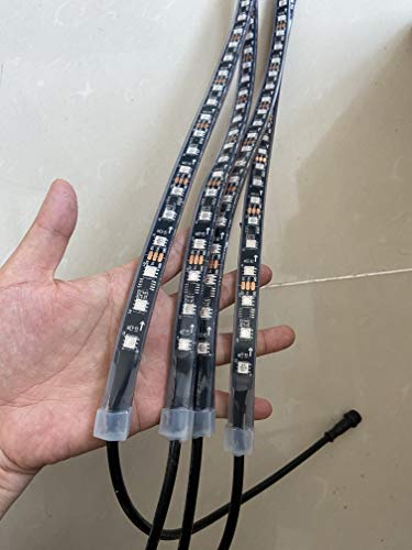 Tira de LED color blanco puro 1pc 4 pies IP68 resistente al agua miniatura 1