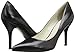 Nine West Women's Flax Pump, Black Leather, 6