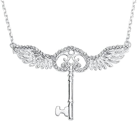 Harry Potter Swarovski Flying Key Necklace