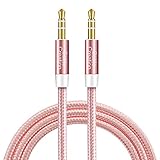 ❥ [Super Sound Quality]: 24 Karat vergoldeter Stecker und solides Aluminiumgehäuse sorgen für zuverlässigen, klaren Klang.