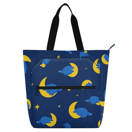 Bolsa de libros de ornitorrinco: diseño minimalista y cómodo para ir a la universidad
