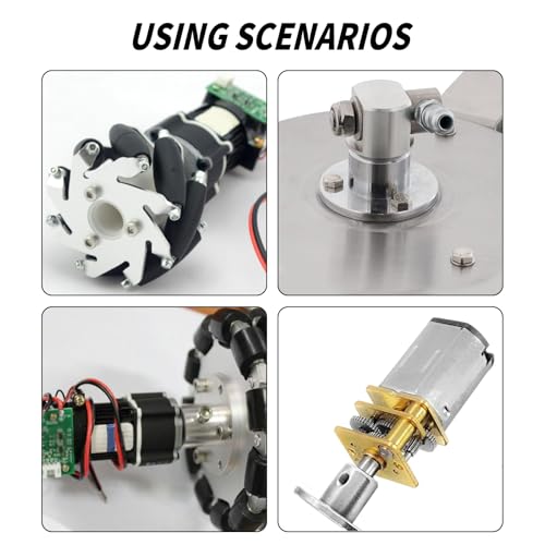 2 Stück 12 mm starre Flanschwellenkupplung, 45# Stahlflanschkupplung Motorführungswellenkupplungsanschluss für Motorzubehör, RC-Modell, DIY-Teile