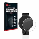 savvies Protector Cristal Templado Compatible con Garmin Forerunner 235 Protector Pantalla Vidrio, Protección 9H, Pelicula Anti-Huellas