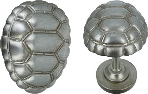 Urbanest Turtle Shell Medallion Drapery Holdback, Pewter