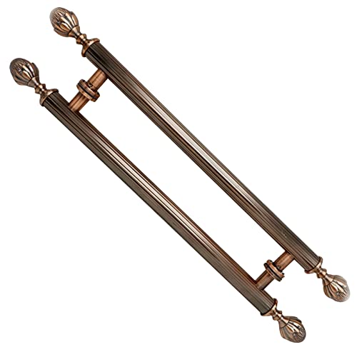 Poignée de porte coulissante extérieure intérieure inox double face 150cm