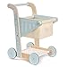 ROBUD Wooden Baby Walker for Girls Boys, Wooden Shopping Cart for Kids Toddlers, Learning Walker Toys for 10 Months 1 Year Old