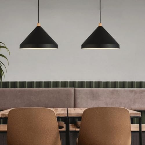 Lustre suspension simple éclairage ciblé E27 abat-jour en métal