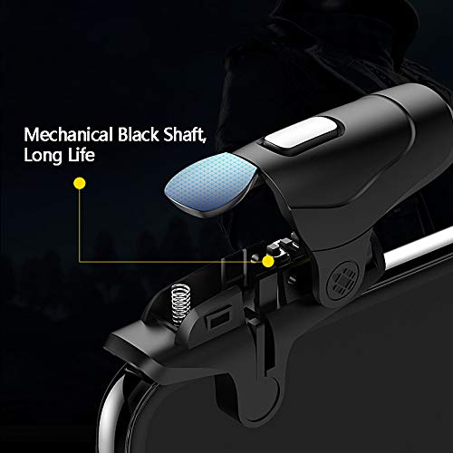 DishyKooker Game Trigger Controller Black Plastic Winner Winner Chicken Dinner For Mobile Phone Quic