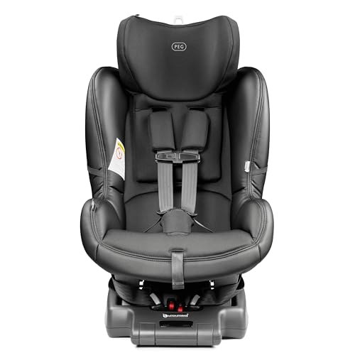 Image of Peg Perego Primo Viaggio Convertible Kinetic - Reversible Car Seat - Rear Facing for Children 5 to 45 lbs and Forward Facing for Children 26.5 to 65 lbs - Made in Italy - Licorice (Black)
