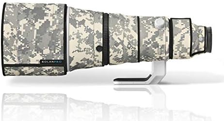 Rolanpro Waterproof Lens Cover for Sony FE 400mm F2.8 GM OSS Lens Protection Sleeve Raincover Case Clothing-#UCP Gray Camo Waterproof