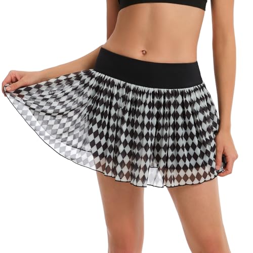 Ibeauti Tennis Skirts for Women Pleated High Waisted Flowy Golf