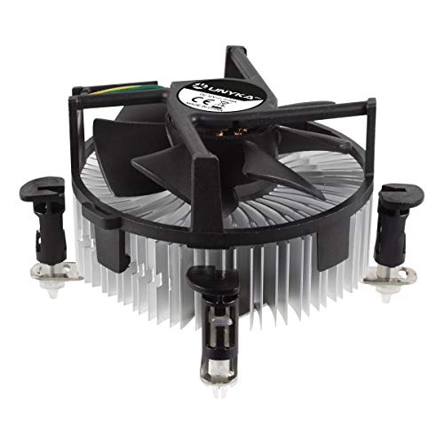 UNYKAch Disipador CPU 90 mm, con Base de Aluminio y Tecnología Push and Pull