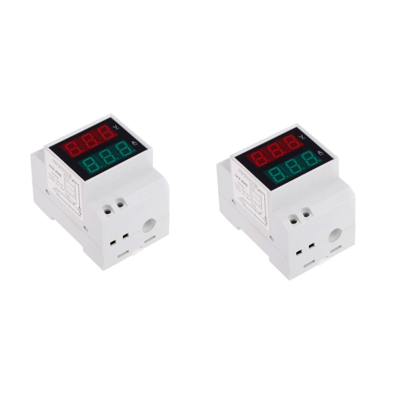 Hemobllo 2st Voltmeter Digital Spannungs- Und Strommesser Volt-ampere-meter Kühlsystem Für Aquarien Töte Ein Watt Schaltungsmessgerät Killawatt Leistungsmesser Dynamometer Multifunktion