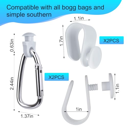 Image of Mity rain Key Holder for Bogg Bag, Accessories for Bogg Bags Original X Large, Insert Charm Carabiner Keychain for Beach Bag