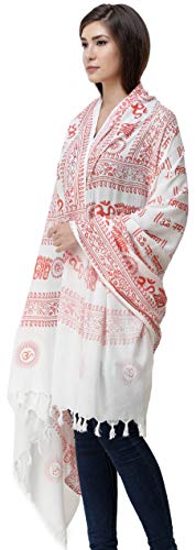 Printed Om Namah Shivai Prayer Shawl - PolyCotton2