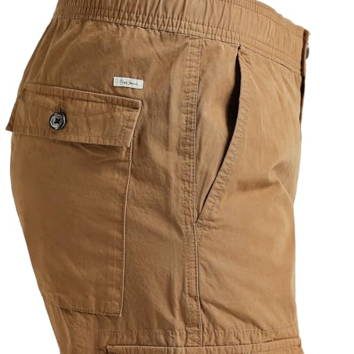 Image of Pepe Jeans Men Cotton Straight Fit Straight Casual Pants