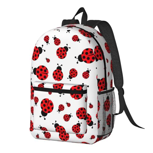 Mochila escolar ligera EdWal de Ladybug para ir a clase con comodidad 2