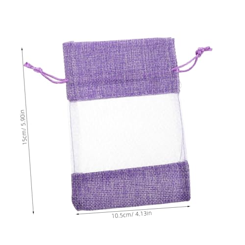 10 Bolsas Reutilizables de Lino para Sachet Lavanda miniatura 2