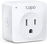 TP-Link Tapo Prise intelligente Mini, Maison intelligente WiFi Outlet fonctionne avec Alexa Echo & Google Home, Pas de Hub requis, Télécommandez vos appareils ménagers depuis n'importe où (P100)
