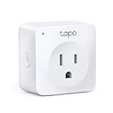 TP-Link Tapo Smart Plug Mini, WiFi Outlet Works With Alexa Echo & Google Home, No Hub Required, Remote Control Appliances From Anywhere, New Tapo APP Needed (P100)