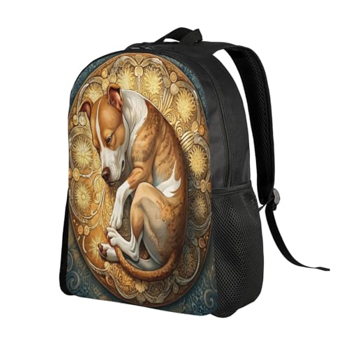 Comfort Fit Unisex Sleeping Dog Ornament Backpack Durable for Daily Commute & Travel Adventures 16 Inch2
