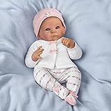 The Ashton-Drake Galleries Little Peanut Baby Doll, 17 inches, Handcrafted Vinyl with Extra Outfit, by Tasha Edenholm (Pink)