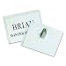 C-Line Clip Style Name Badge Holders with Inserts, 4 x 3 Inches, 50 per Box (95543)