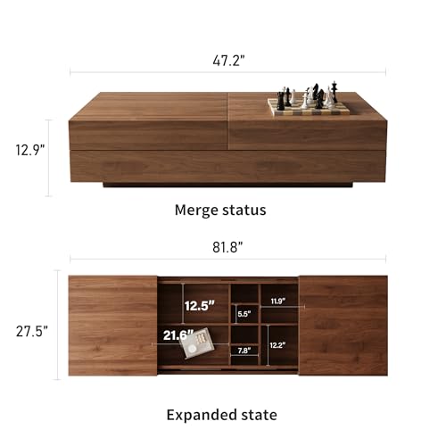 Pajiasen Expandable Coffee Table