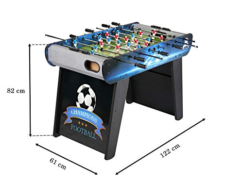 Leomark Tischfußball - Champions Sport - Kicker, Tischkicker für Kinder, Kickertisch mit Zubehör, Kickertische aus Holz. Tischkicker Party und Spielzimmer, Höhe: 82 cm – Bild 7