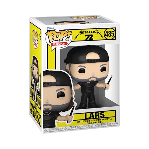 Funko Pop! Rocks: Metallica - Lars - 72 Seasons - Collectable Vinyl Figure - Gift Idea - Official Merchandise - Toys for Kids & Adults - Music Fans - Model Figure for Collectors and Display