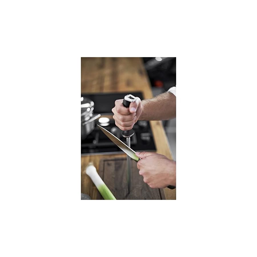 ZWILLING Accessories Sharpening Steel, 10-inch, Black/Stainless Steel