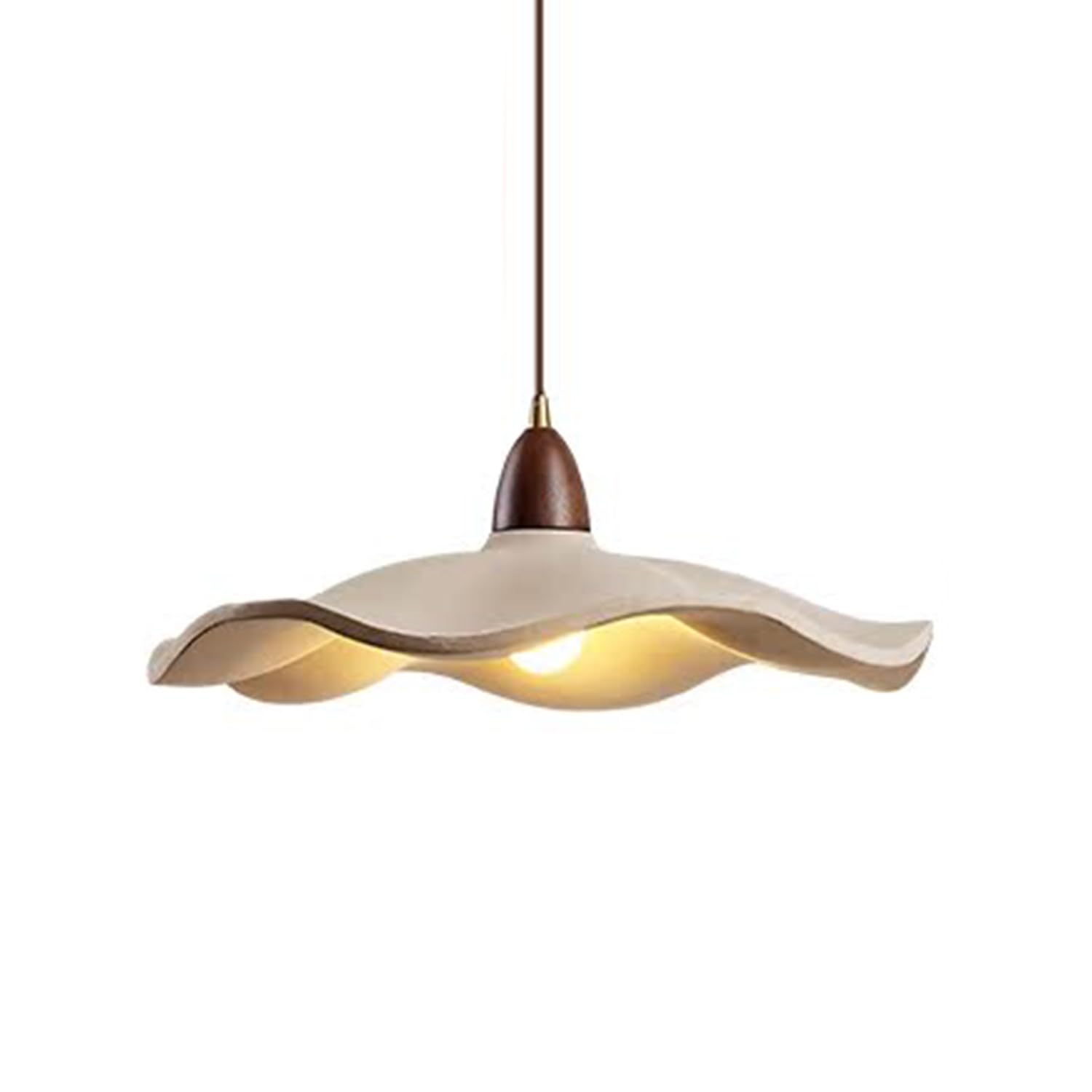 MTNROO Traditional Concrete Hanging Light Dining Room Creative Pendant Lamp Kitchen Island Vintage Ceiling Light Chandelier Retro Old Style Lighting Fixture for Bedroom Bedside Foyer Teahouse