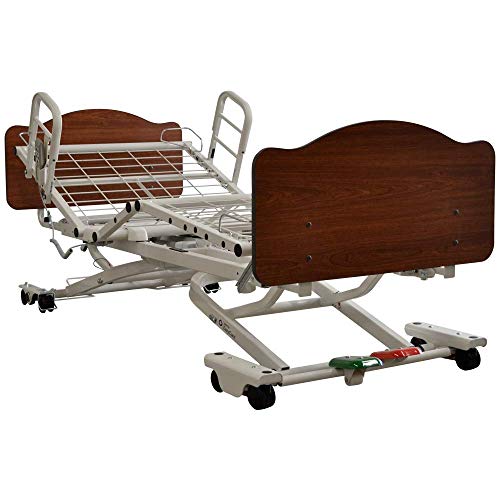 Joerns® Easycare® Special Edition Electric Adjustable Bed Frame-only Fixed Width and Roll-Any-Height, Advanced SE Controls NO Panels, ECSMAH-AC-LB