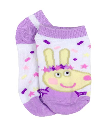 Image of Peppa Pig Little Girl's 5 Pack No Show Socks