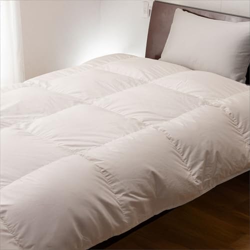 [nishikawa 西川]羽毛合掛けふとん フランスホワイトダッグ(ミュラー種)90% 0.7kg シングルサイズ 日本製[P396W]