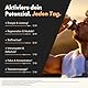 Serotalin ACTIVE MEN T-Vitaldrink für Männer | Magnesium Komplex Pulver mit Kreatin, L-Citrullin, L-Tyrosin | Vitamin B Komplex | Vegan & Made in Germany | Zitrone-Ingwer