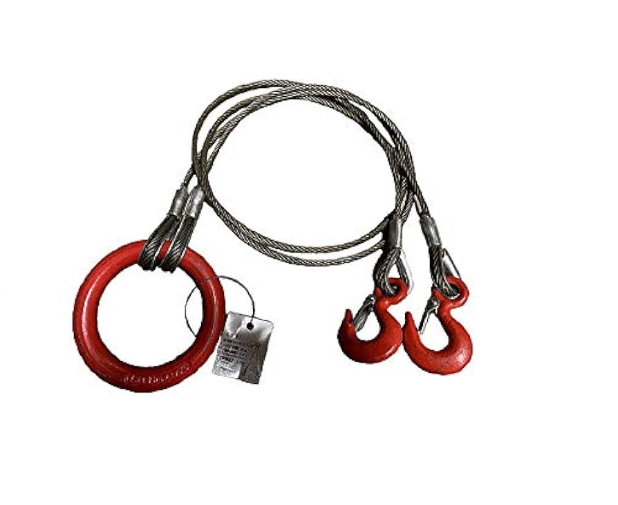 2本吊　ワイヤースリング　2t用 2WR2TX2 2本吊 ワイヤスリング 大洋製器工業 ワイヤー径14mm長さ