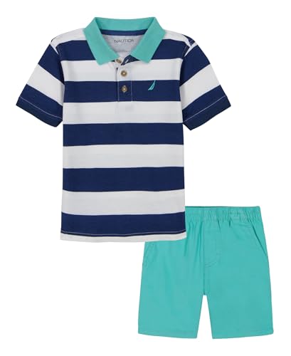Image of Nautica Boys' 2pc Polo Short Set