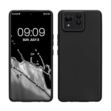 kwmobile Capa compatível com ASUS Zenfone 11 Ultra - Capa protetora fina de TPU - Acabamento fosco macio - Preto fosco
